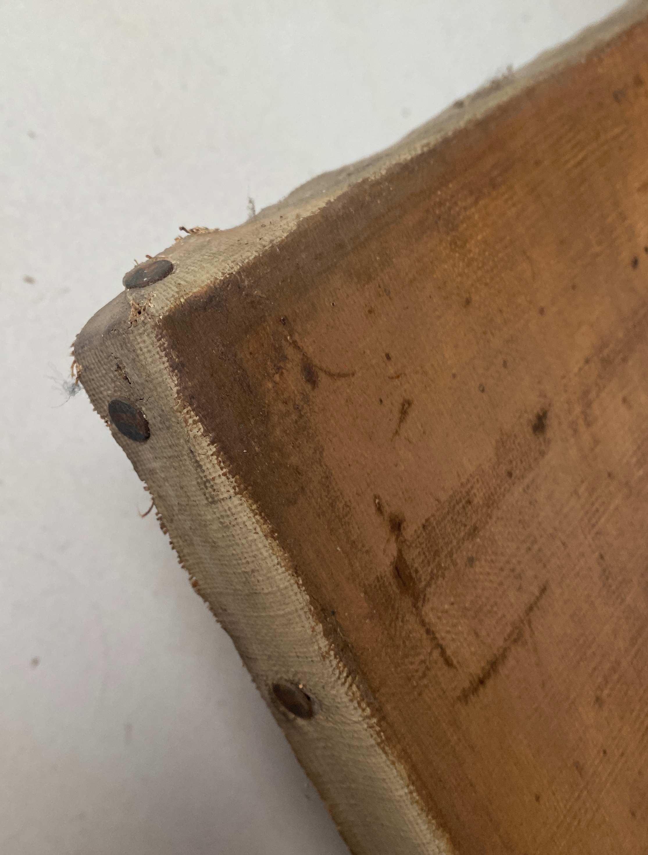 Painting "Still life Books and glasses" HST signed Marguerite Hain XIX° century