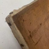 Painting "Still life Books and glasses" HST signed Marguerite Hain XIX° century