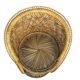 Natural Rattan Stool from the 1960s France