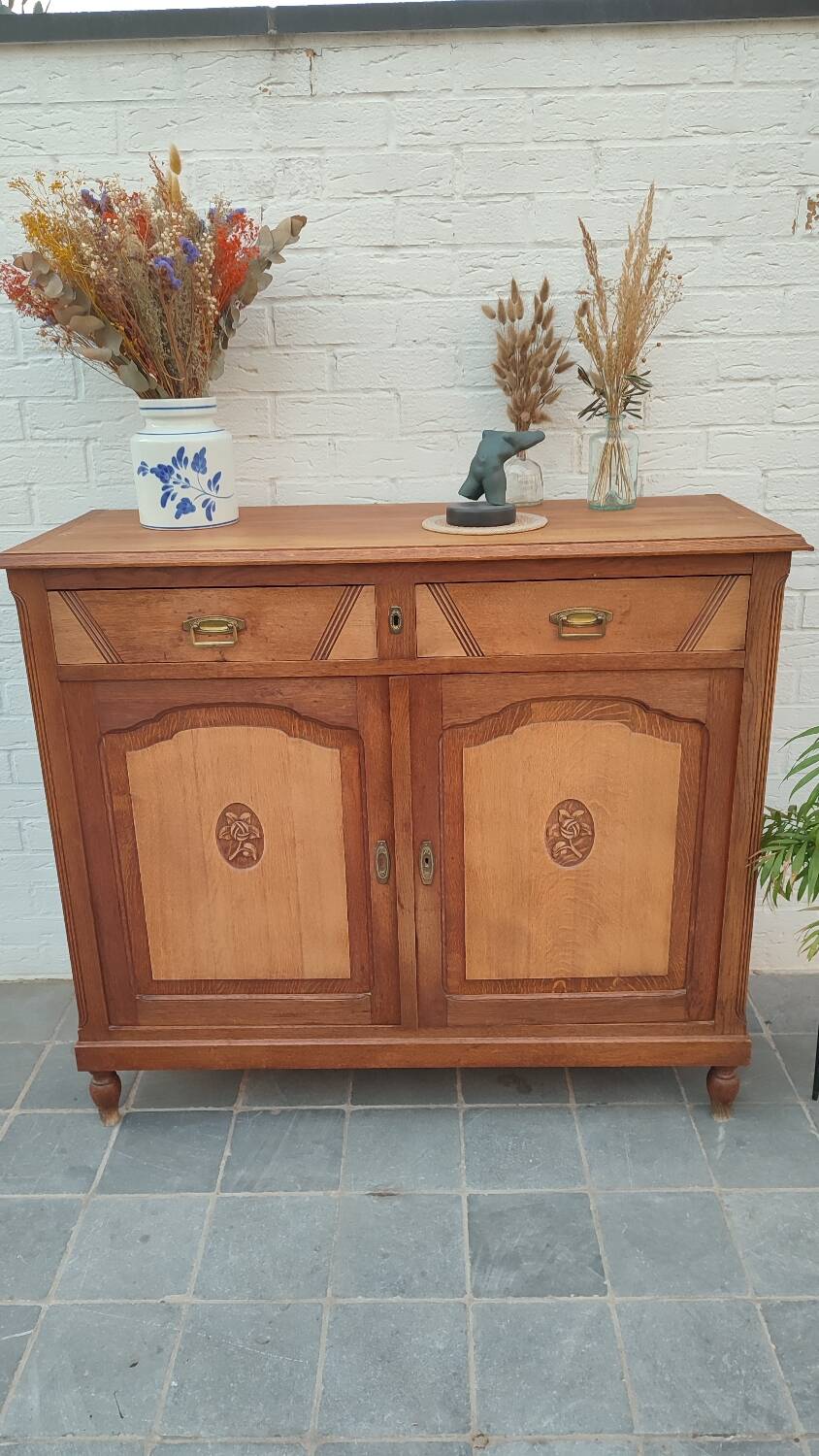 Art Deco oak sideboard