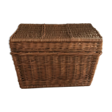 Vintage rattan trunk