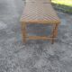 Former rattan and bamboo lounge chair in 1920