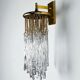 Cascade wall light by Venini, Murano glass, Italy, 1970s