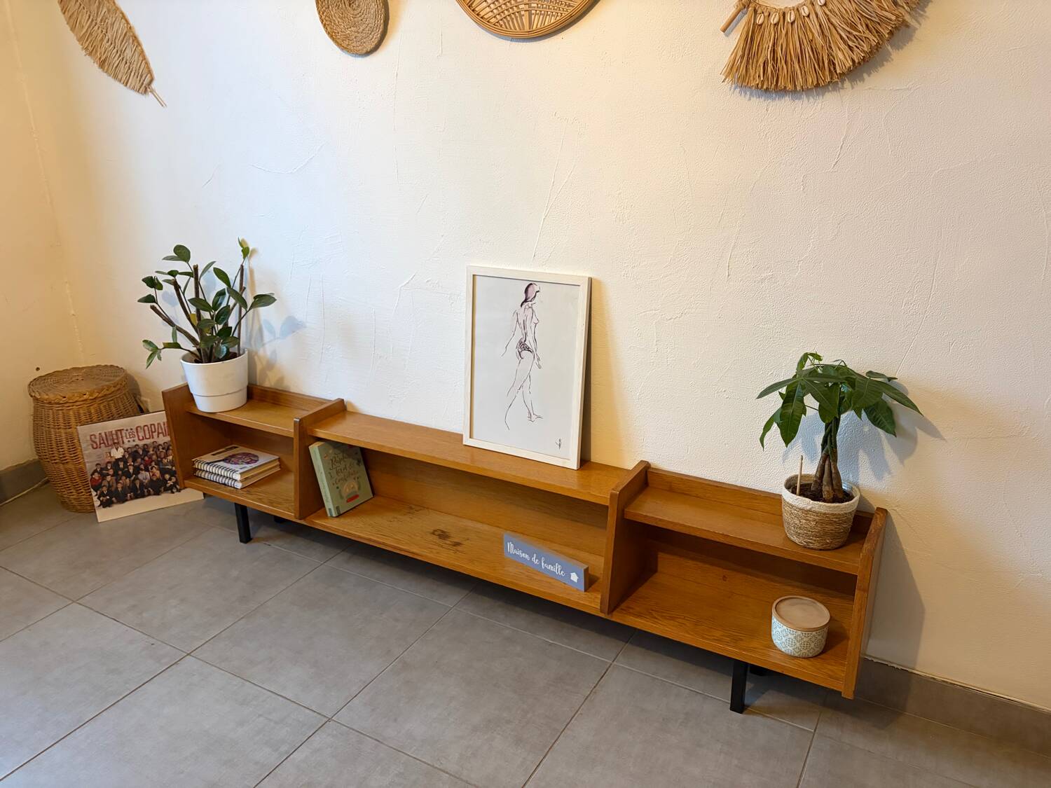 Very beautiful Scandinavian sideboard (shallow)