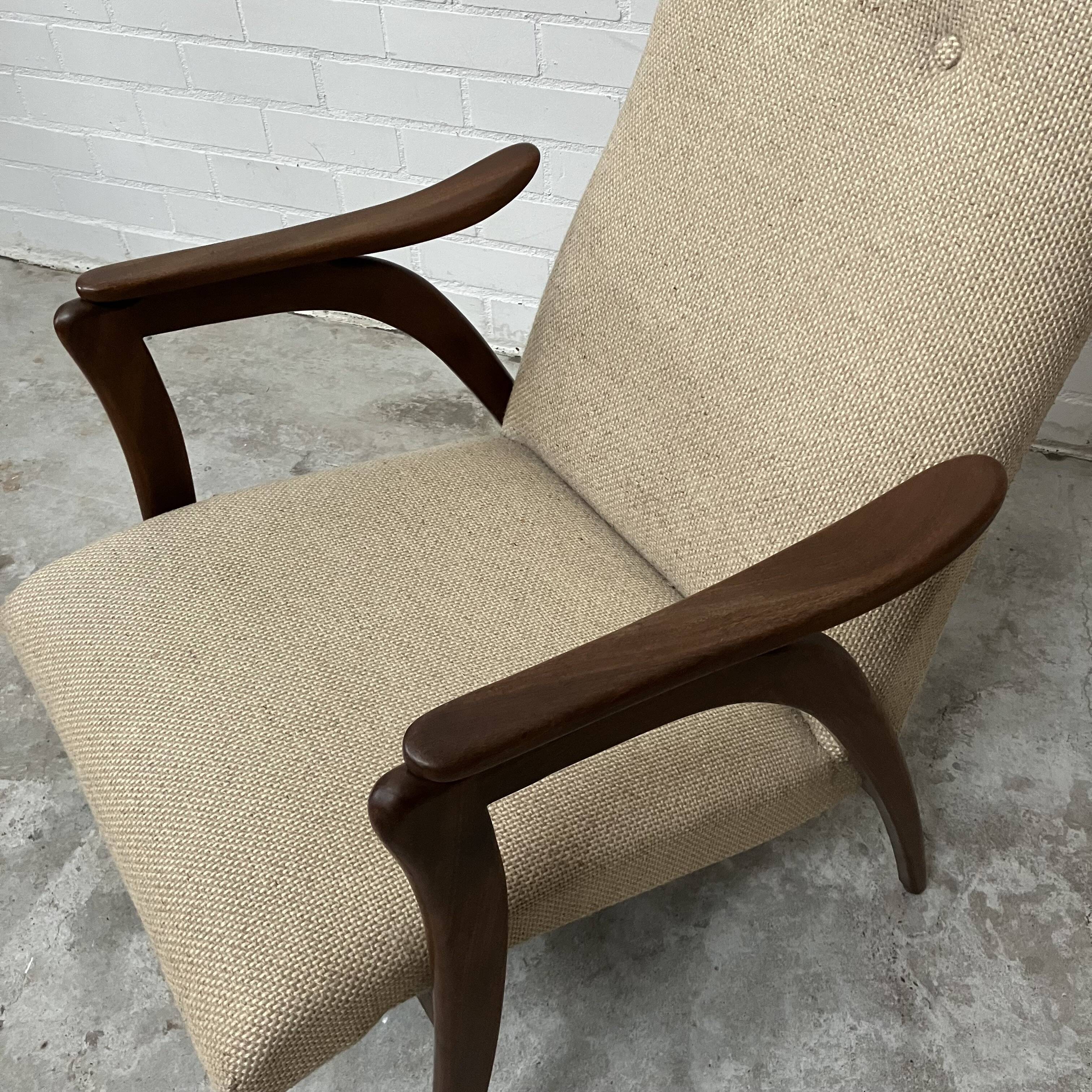 Fauteuil vintage en teck