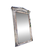 Miroir trumeau Napoléon III patiné