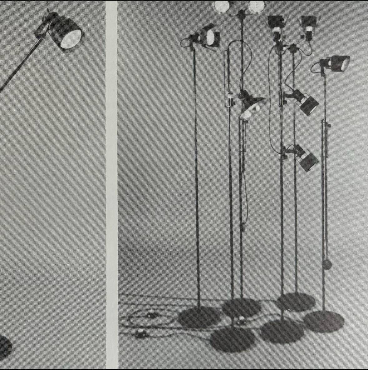 Jean Michel Chaudeurge floor lamp, Disderot 1970