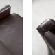Mid-Century Modern Vintage Danish 3-seater Chocolate Leather Sofa, 1960s
