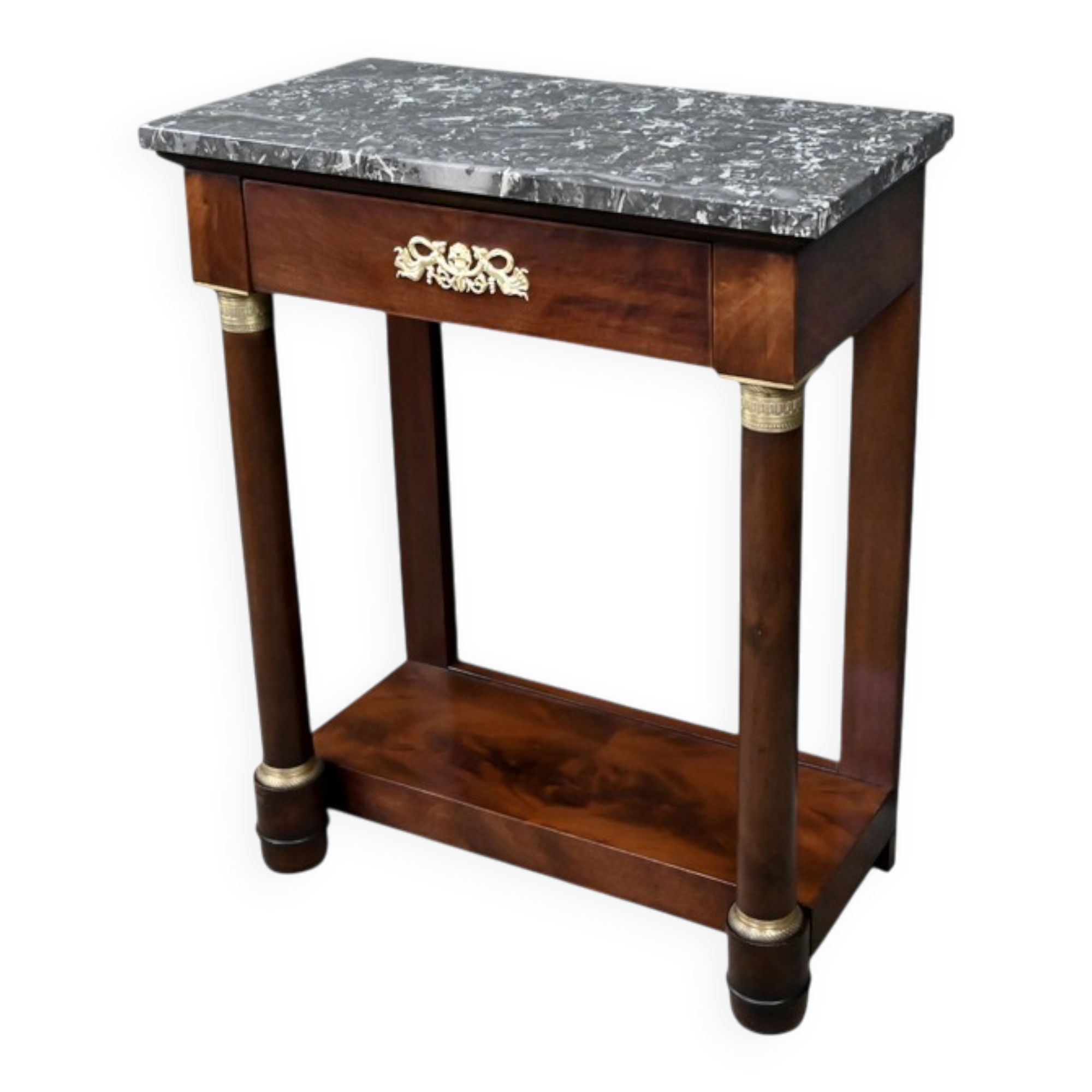 Petite console en acajou, style Empire – XIXe
