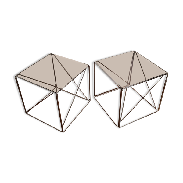 Tables d'appoint modèle "Isocèle" par Max Sauze