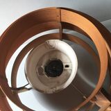 Scandinavian wooden pendant light, vintage circa 1960