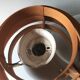 Scandinavian wooden pendant light, vintage circa 1960