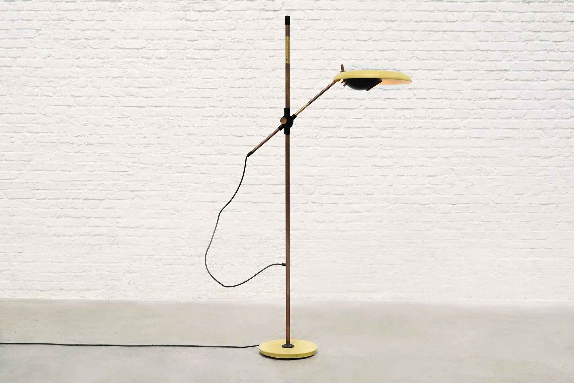 Oscar Torlasco Model 555 T Adjustable Floor Lamp for Lumi Milano, 1950s