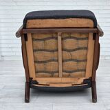 1960s, Danish armchair by Fritz Hansen model 8000/8020, furniture wool.