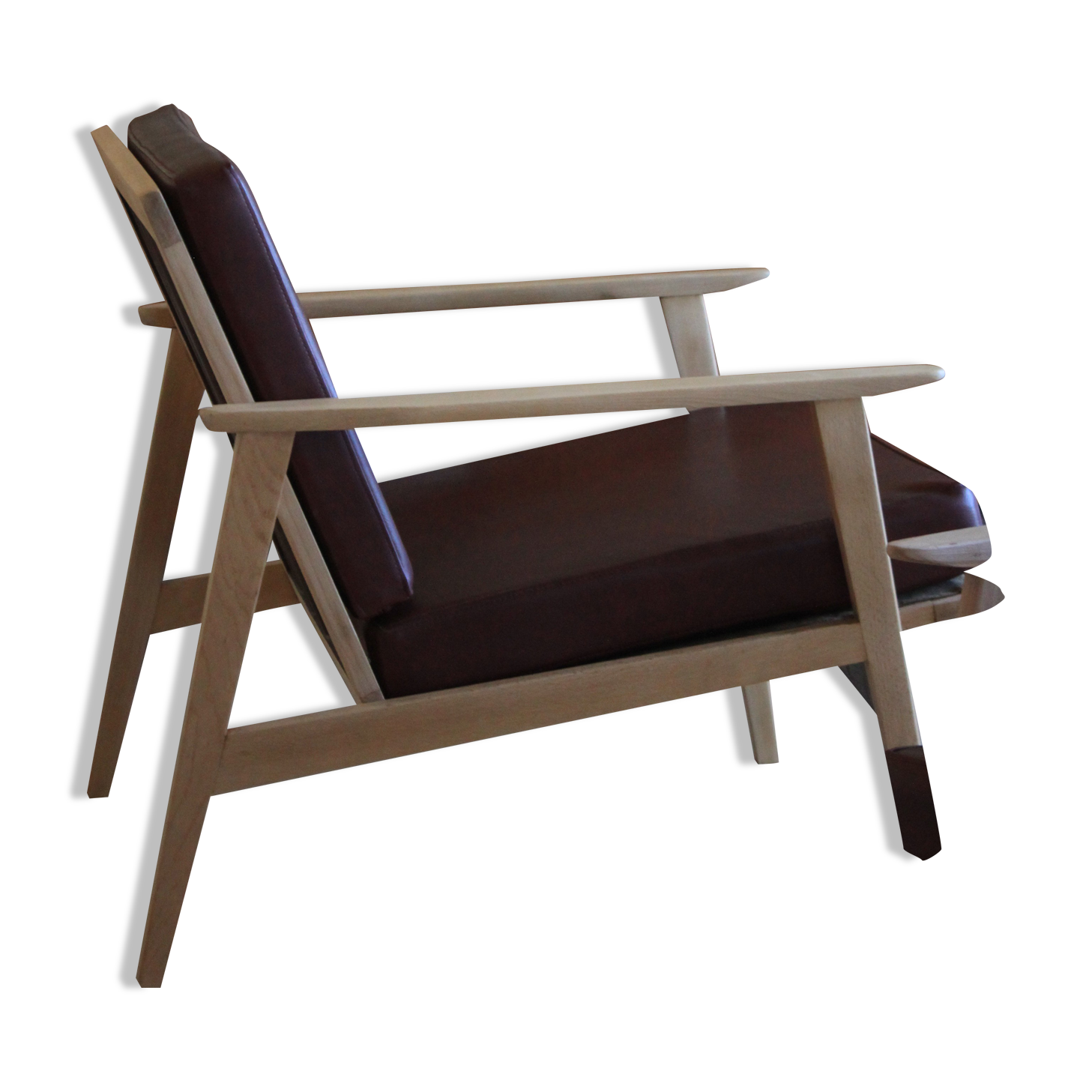 Scandinavian armchair in beech