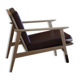 Fauteuil scandinave en hêtre