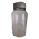 Bocal "mon jardin" en verre et aluminium