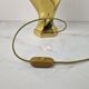 Sculptural Brass Table Lamp, Heavy Quality, Without Shade