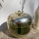 Golden apple ice bucket 1970 vintage fruit