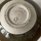 Vase in sandstone Serge Guerrier XX eme century.