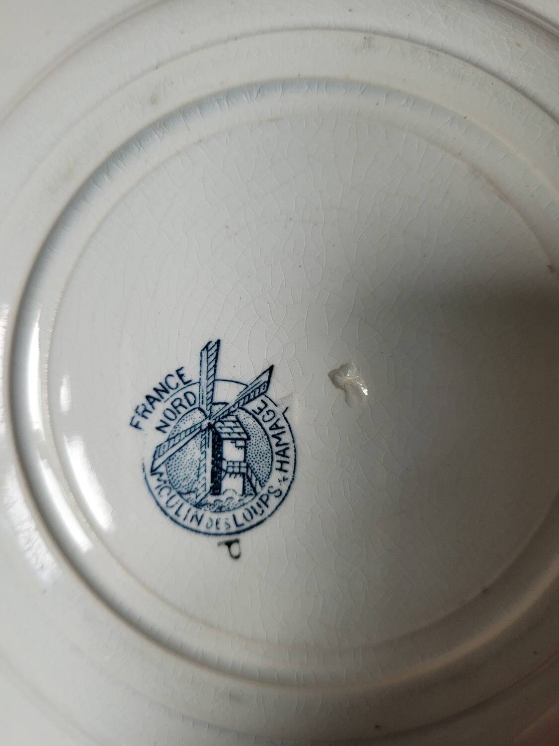 Set of 4 St Anonyme Moulin des Loups soup plates