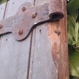 Wooden barn cellar or outbuilding door