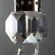 Vintage ceiling light in plastic and metal, design, Italy, 1960s