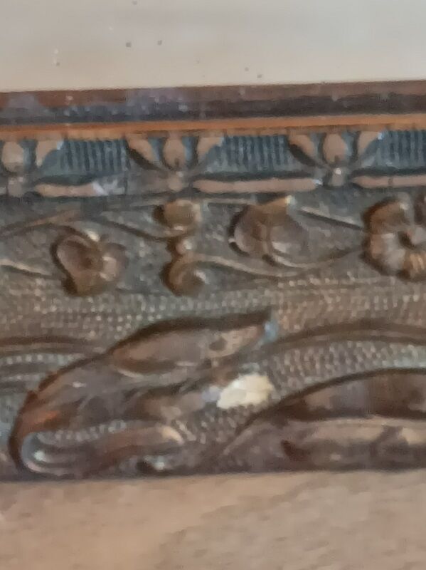 Mirror Frame wood plaster carved stucco