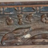 Mirror Frame wood plaster carved stucco