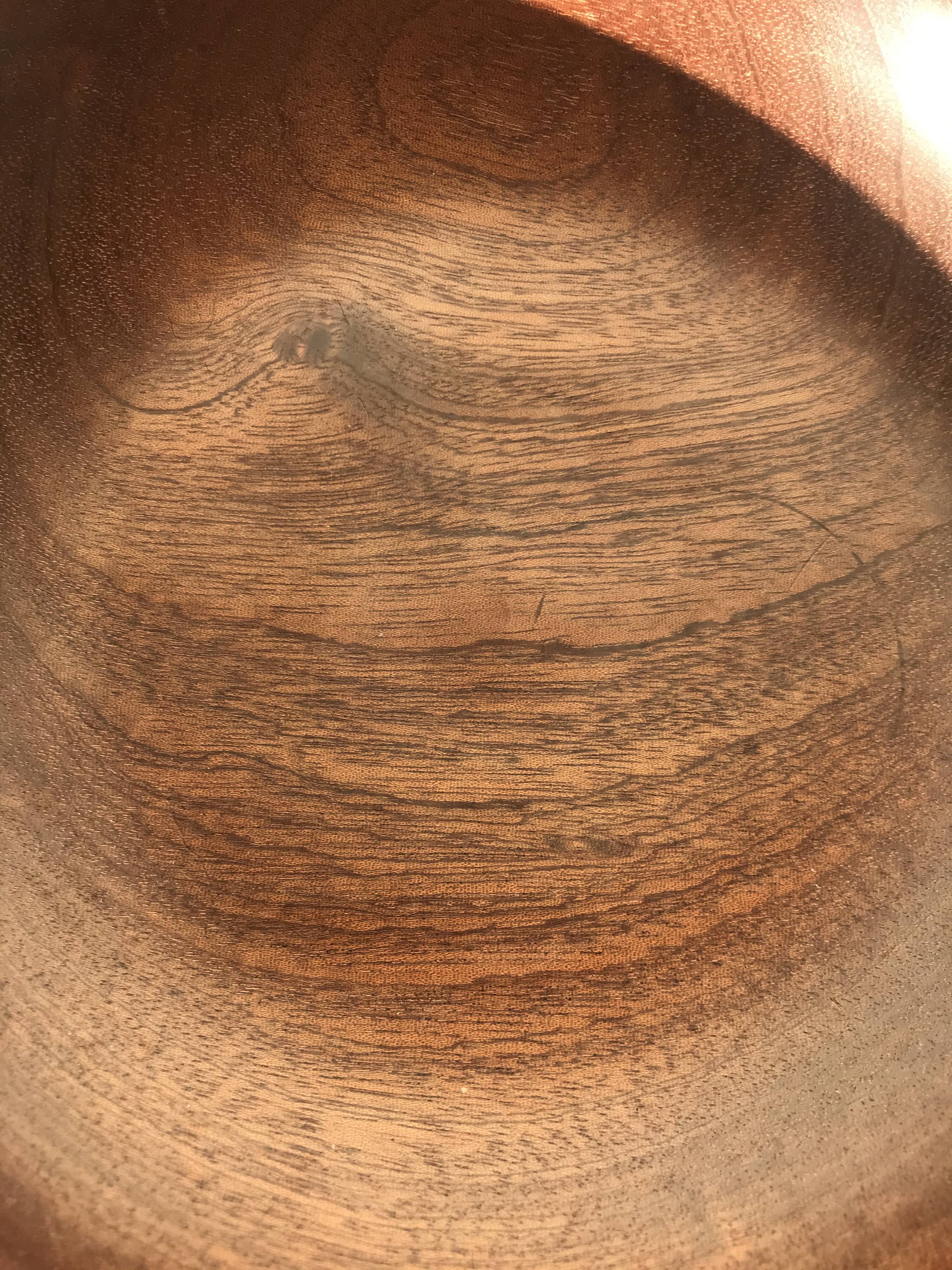 Scandinavian wooden trinket bowl