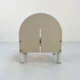 Black and beige armchair "54 L" by Gae Aulenti for Knoll 1970