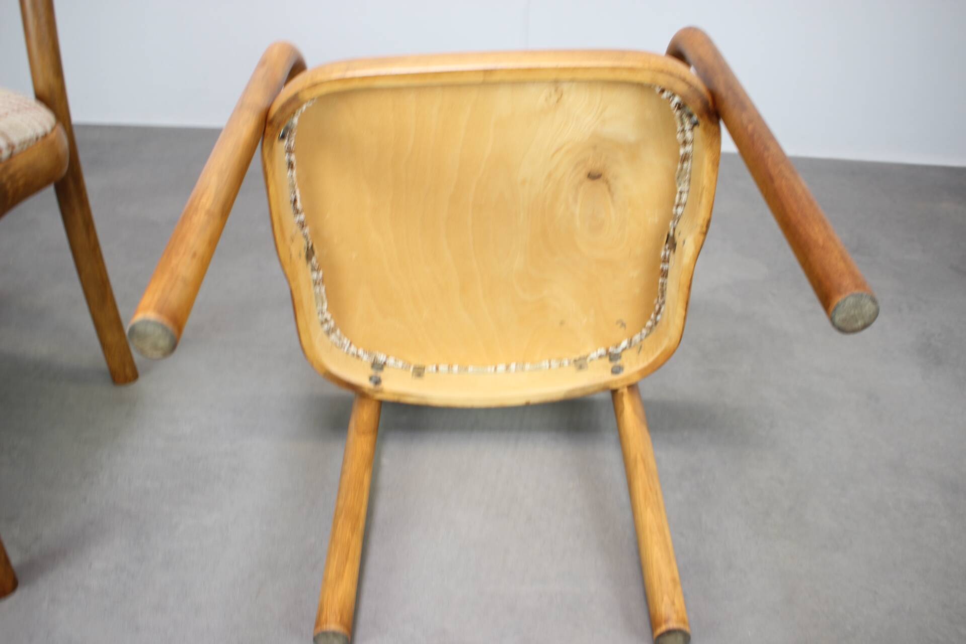 Set of bentwood chairs from the 1980s by Antonín Šuman for TON, Czechoslovakia.