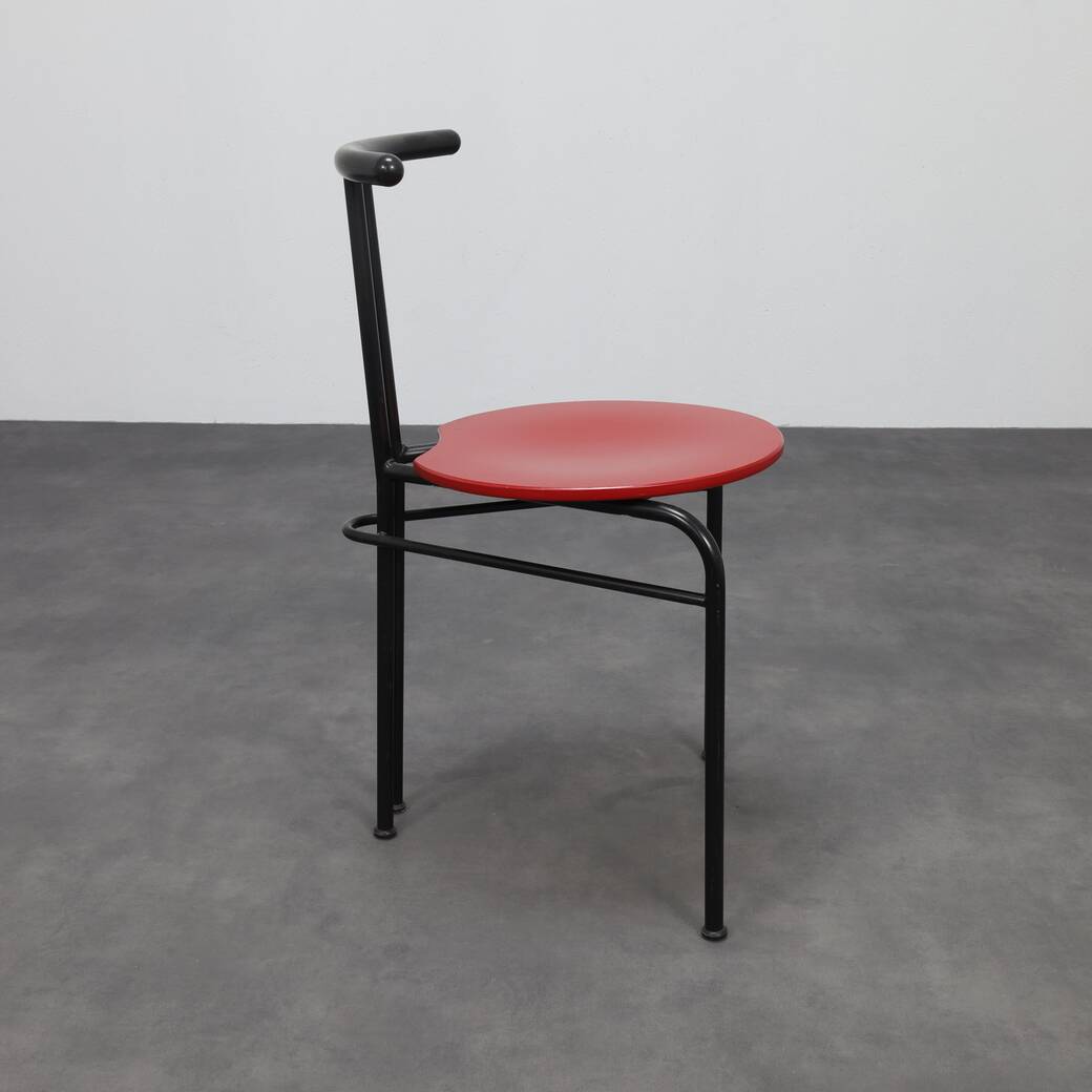 Set of 4 Postmodern Dining Chairs, 1980s