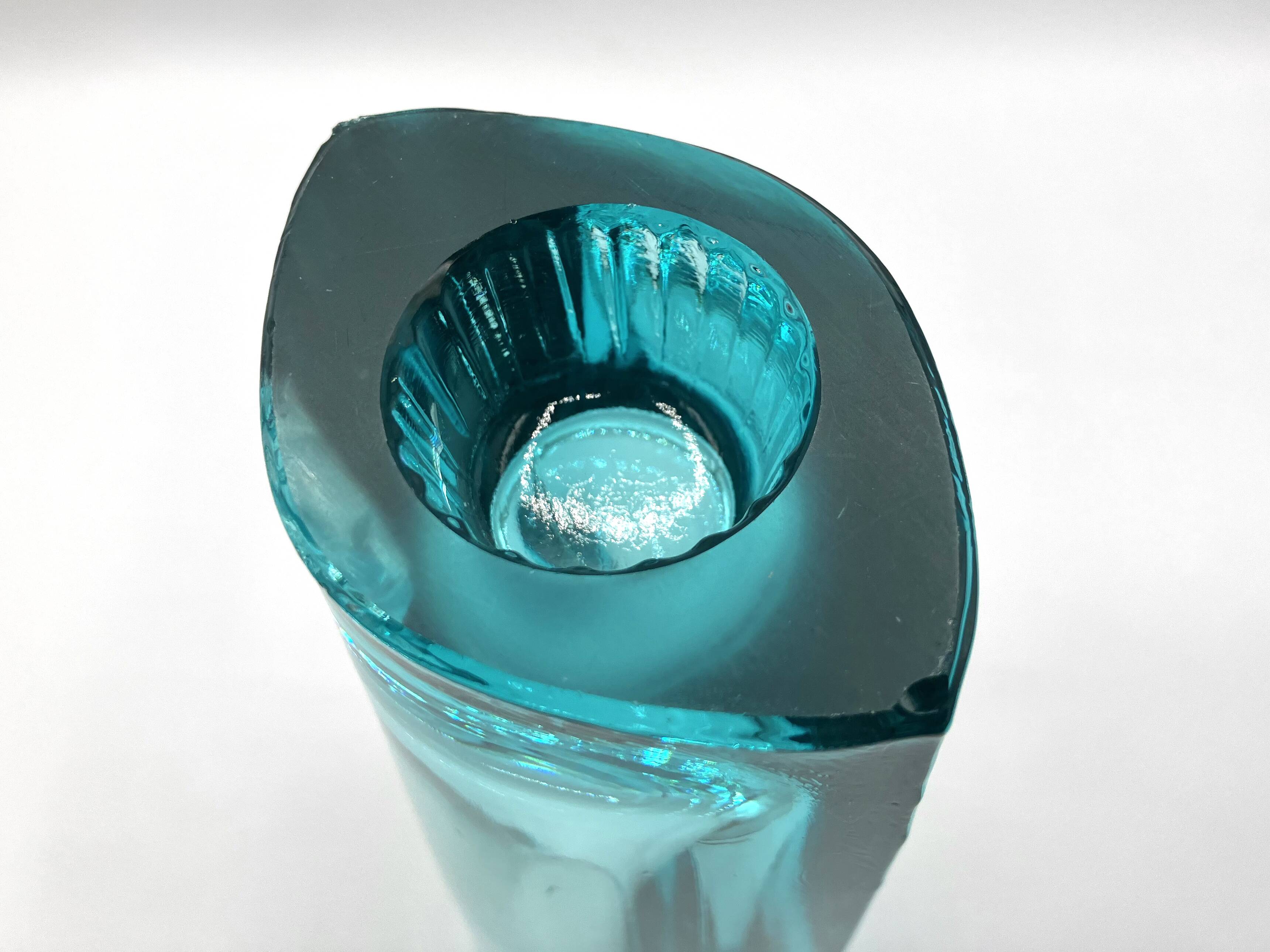 Sklo union vase • rosice glassware • design milos filip, 1960