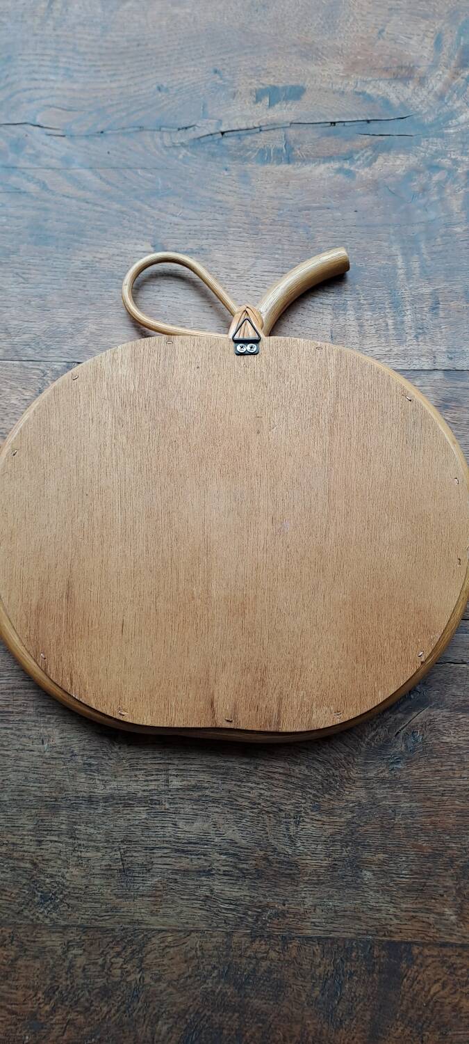 Vintage apple mirror