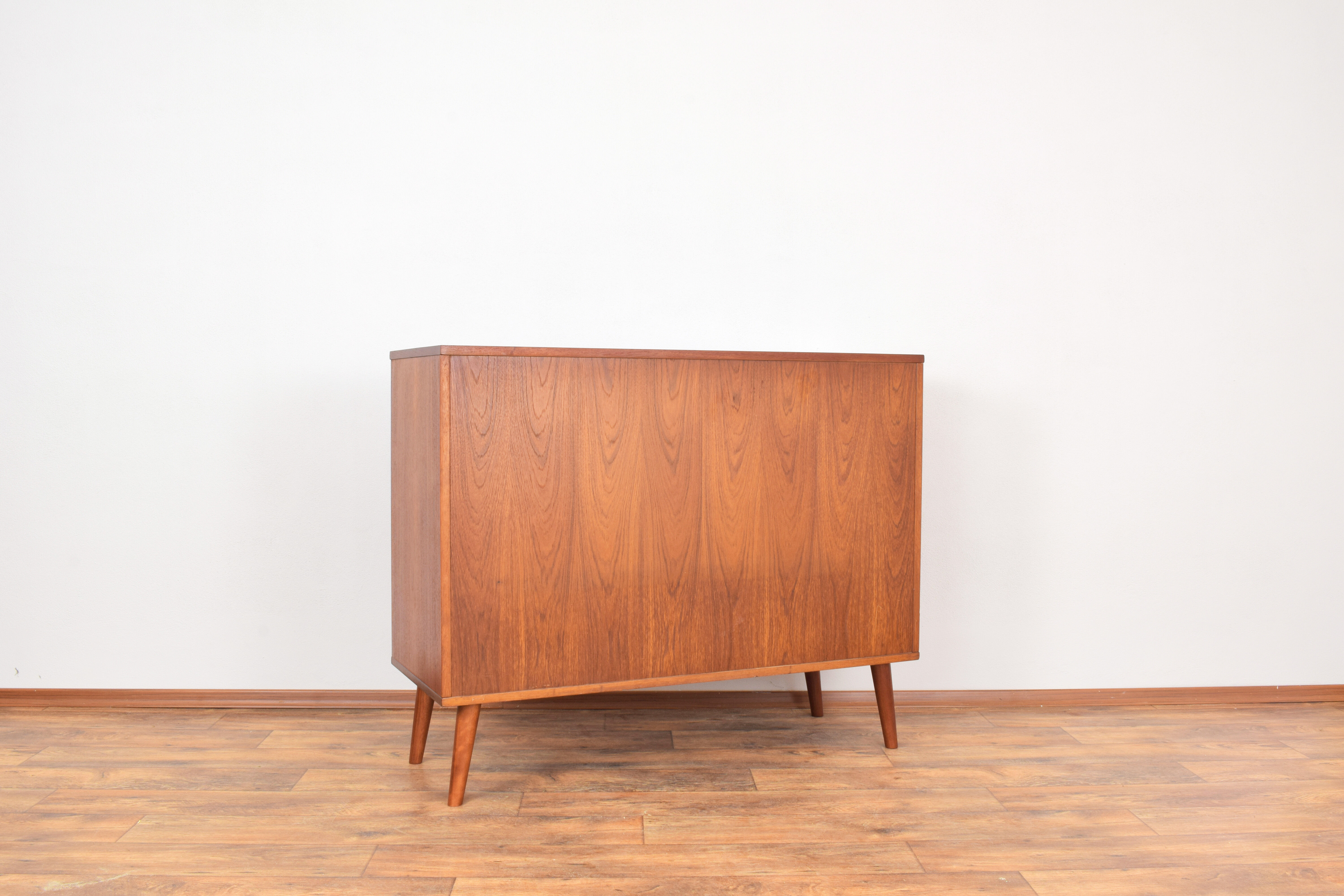 Mid-Century Danish Teak Tambour Doors Sideboard, 1960s.