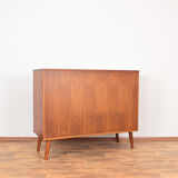 Mid-Century Danish Teak Tambour Doors Sideboard, 1960s.