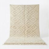 Chama minimalist Moroccan rug
