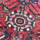 Large vintage Persian Zanjan carpet handmade