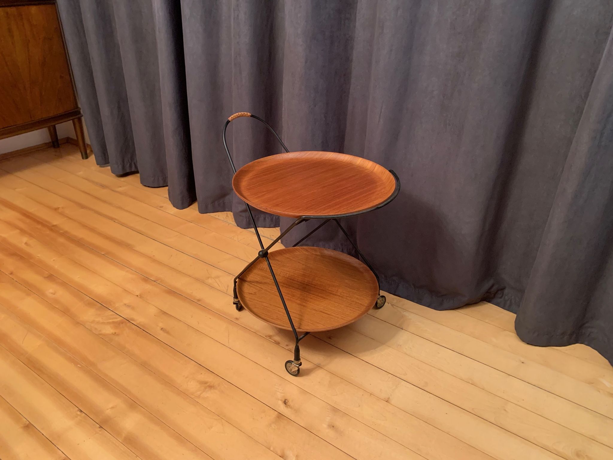 Bar trolley by Åry Fanérprodukter Nybro Sweden 1960s