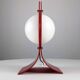 Red Acrylic Area Type Table Lamp by Neal Small, 1960s