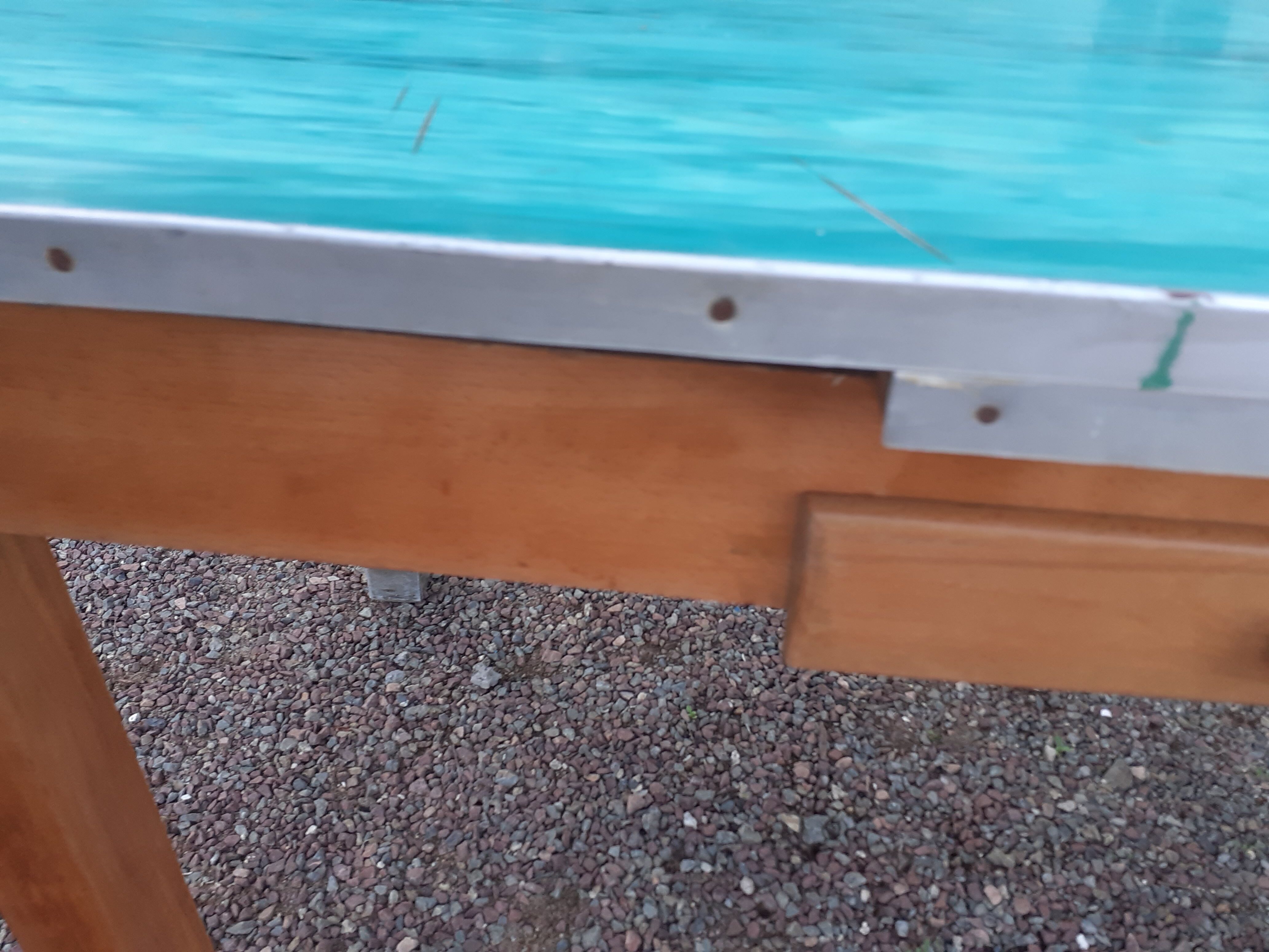 Vintage wooden formica kitchen table