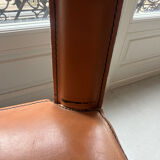 4 chaises en cuir CIDUE, vers 1980