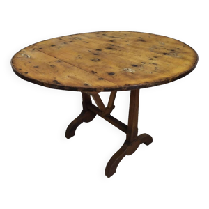 table de vignerons rustique