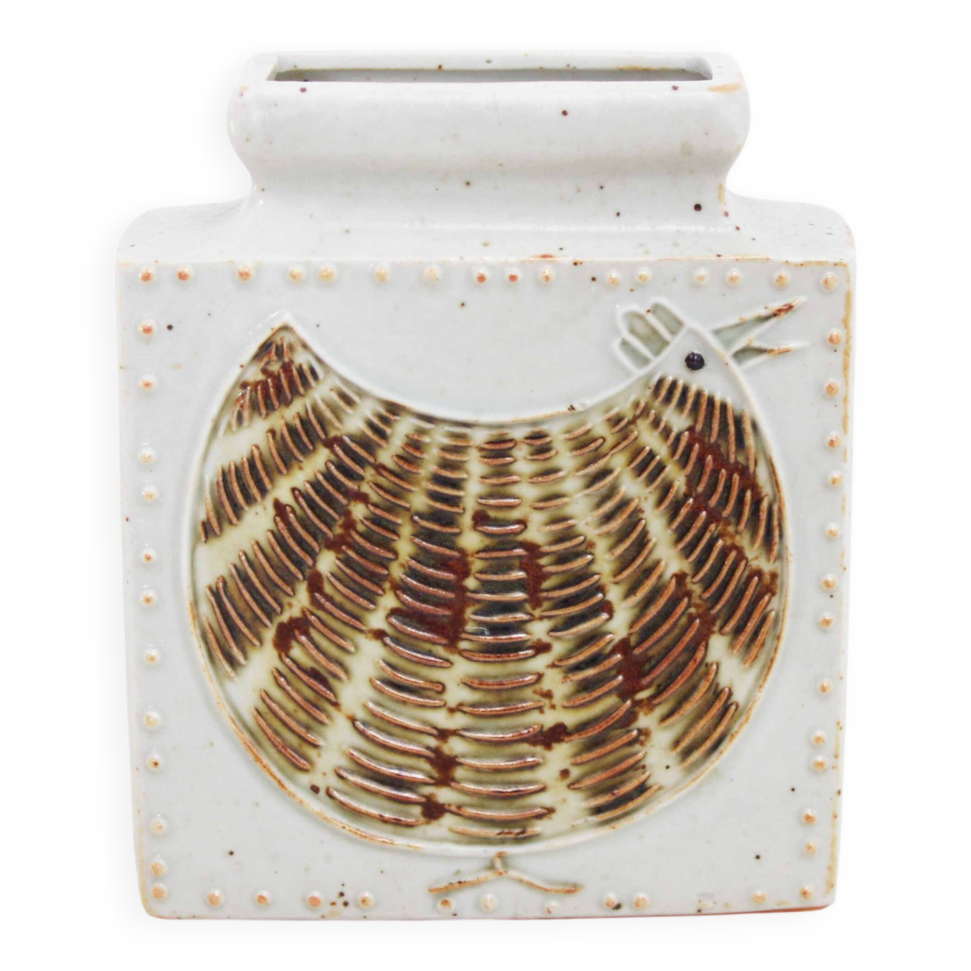 Scandinavian ceramic vase 1970