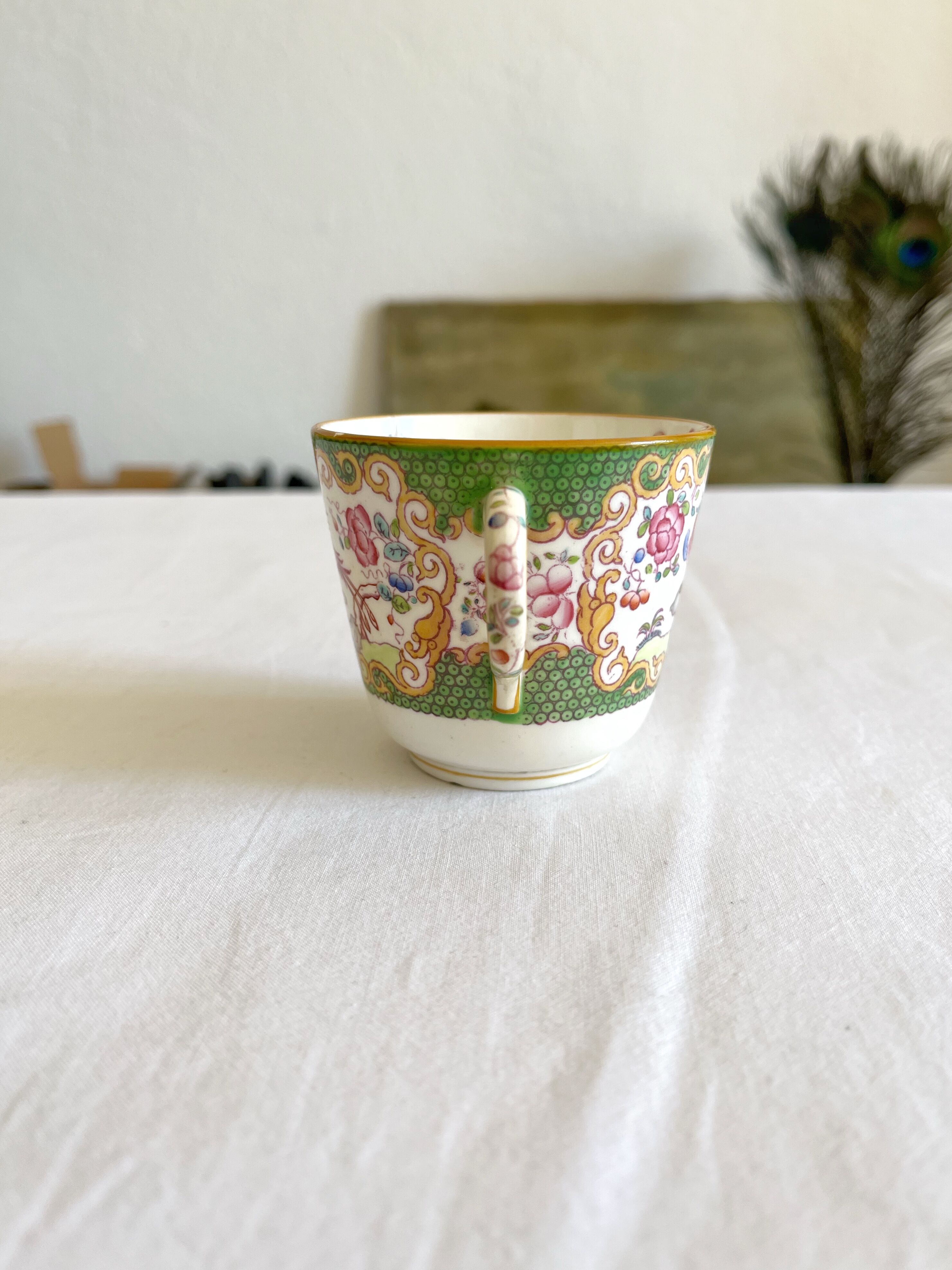 Minton English earthenware coffee cup
