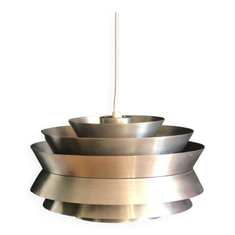 Lampe Suspendue Vintage en Aluminium par Carl Thore
