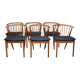 Vintage Danish design Helge Sibast nr.6 oak dining chairs