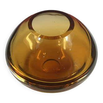 Large and heavy Murano glass vase, superb condition, 21 x 16 cm, circa 1970