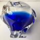 Empty pocket that can be used as a murano-lined glass ashtray